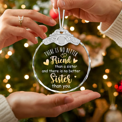 Unique Gift for Women Friends BFF Sisters Soul Sis – Glass Ornament — view 5