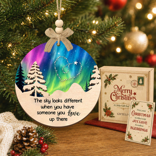 Christmas Ornaments for Loss of Loved One – 2 Layer Wooden Ornament