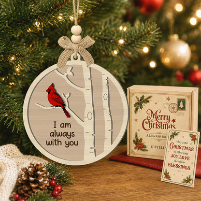 Cardinal Memorial Gift for Women Men Friends Sisters – 2 Layer Ornament