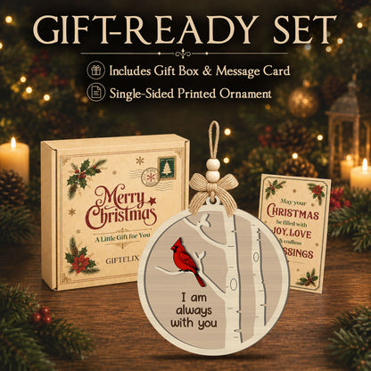 Cardinal Memorial Gift for Women Men Friends Sisters – 2 Layer Ornament — view 6