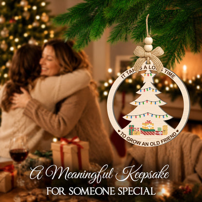 Best Friend Xmas Tree Ornament – 2 Layer Ornament — view 4