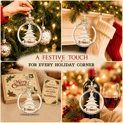 Best Friend Xmas Tree Ornament – 2 Layer Ornament — view 5
