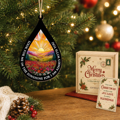 2 Layered Ornament – Look For Me In The Sunshine