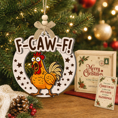 Funny Christmas Ornaments for Adults – 2 Layer Ornament