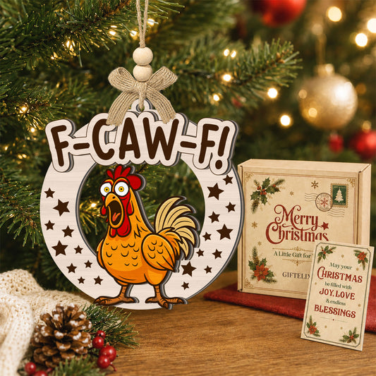 Funny Christmas Ornaments for Adults – 2 Layer Ornament