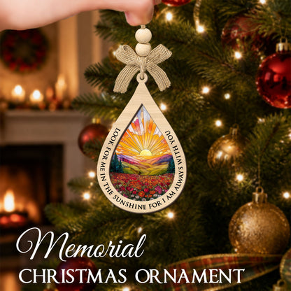 2 Layered Ornament – Memorial Ornament — view 3
