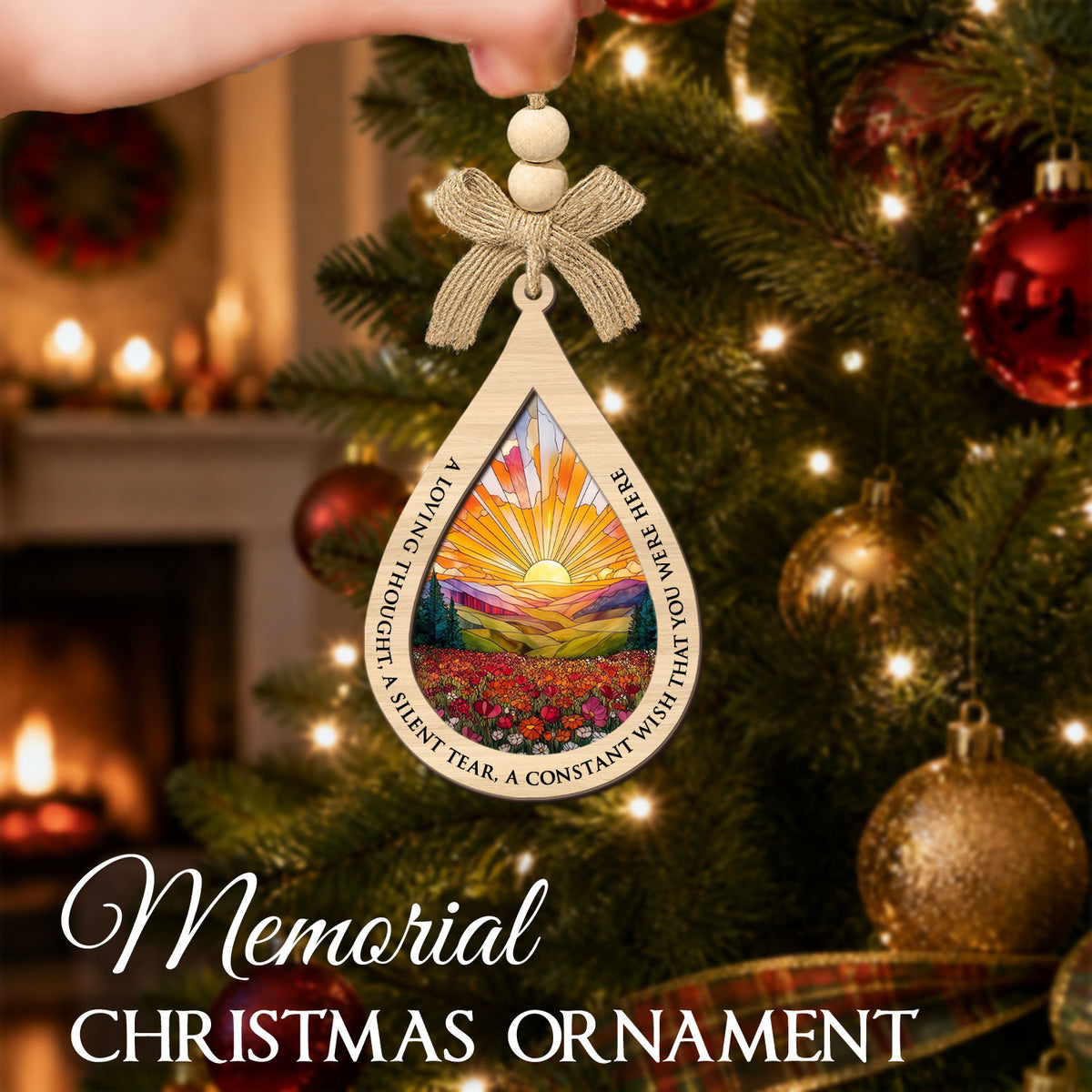 2 Layered Ornament – Look For Me In The Sunshine — view 3