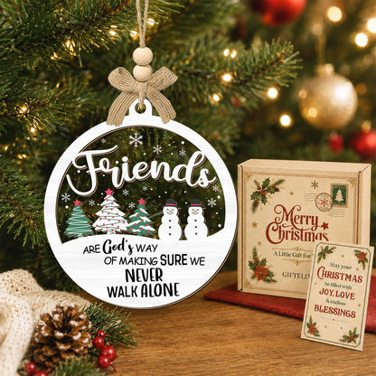 Christmas Gift for Women Sisters BFF Soulmate – 2 Layer Ornament