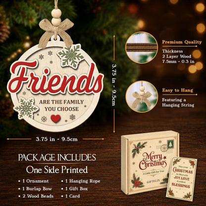 Unique Gift for Women Sisters BFF Soulmate Work Bestie Coworker – 2 Layer — view 2