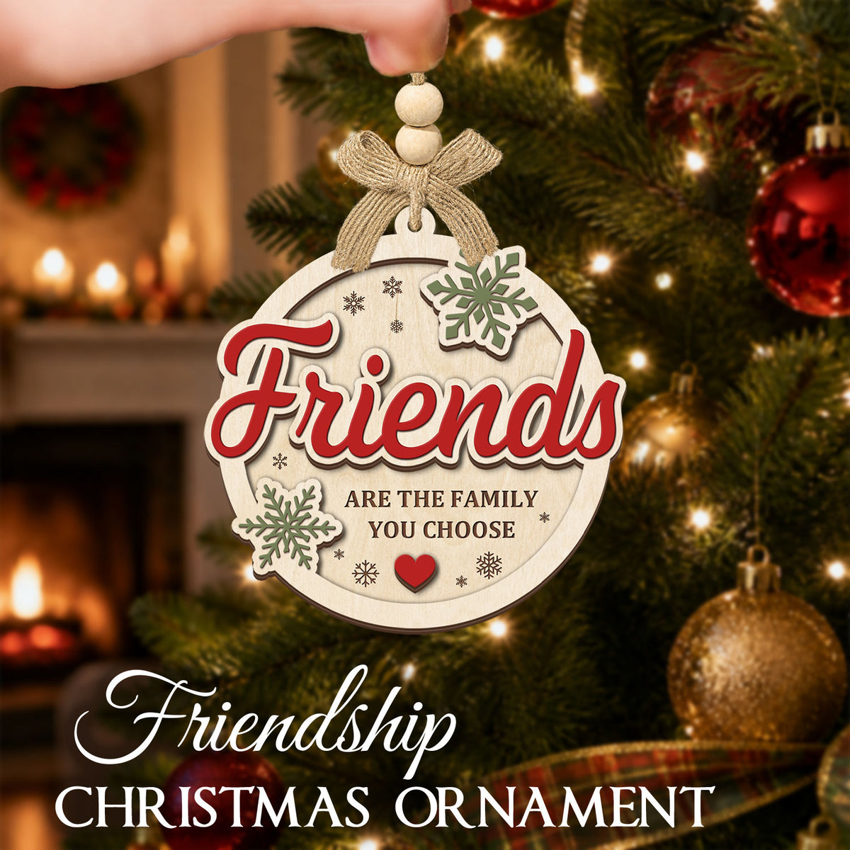 Unique Gift for Women Sisters BFF Soulmate Work Bestie Coworker – 2 Layer — view 3