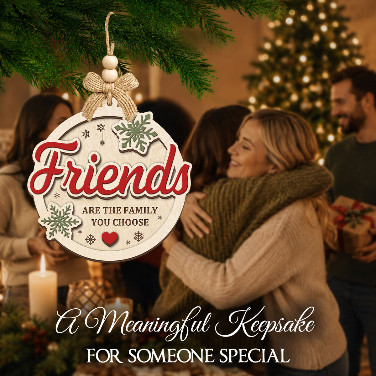 Unique Gift for Women Sisters BFF Soulmate Work Bestie Coworker – 2 Layer — view 4