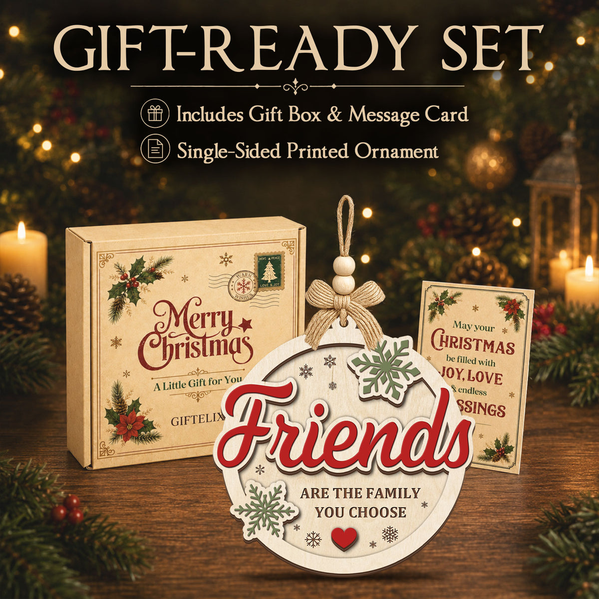 Unique Gift for Women Sisters BFF Soulmate Work Bestie Coworker – 2 Layer — view 6