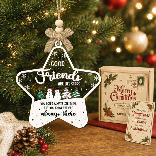 Birthday Presents for Best Friends – 2 Layer Ornament