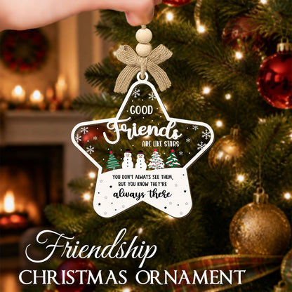 Birthday Presents for Best Friends – 2 Layer Ornament — view 3