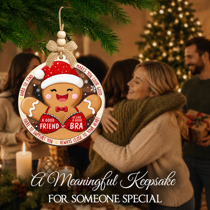 Christmas Birthday Gift for Best Friends – 2 Layer Ornament — view 4