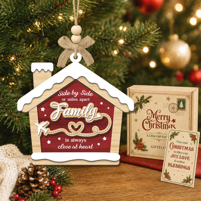 Family Christmas Gift – 2 Layer Wooden Ornament