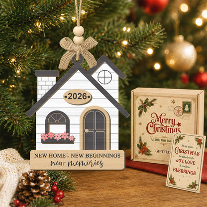 Family Christmas Gift – 2 Layer Wooden Ornament