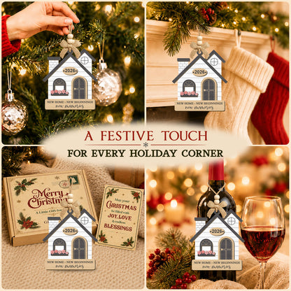 Family Christmas Gift – 2 Layer Wooden Ornament — view 5