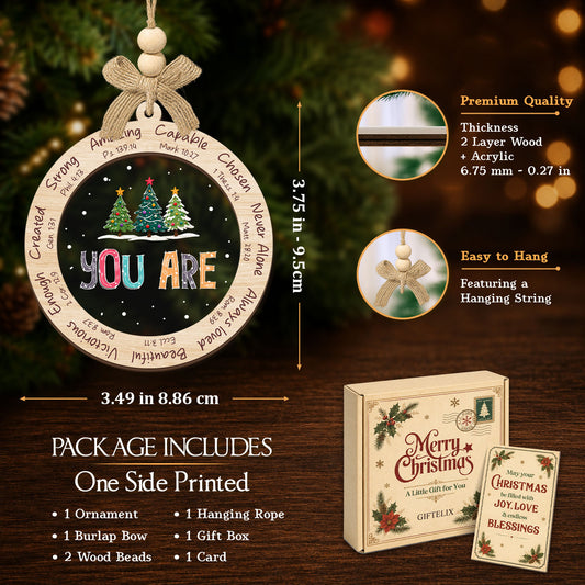 Christian Religious Gifts for Women – 2 Layer Ornament — view 2