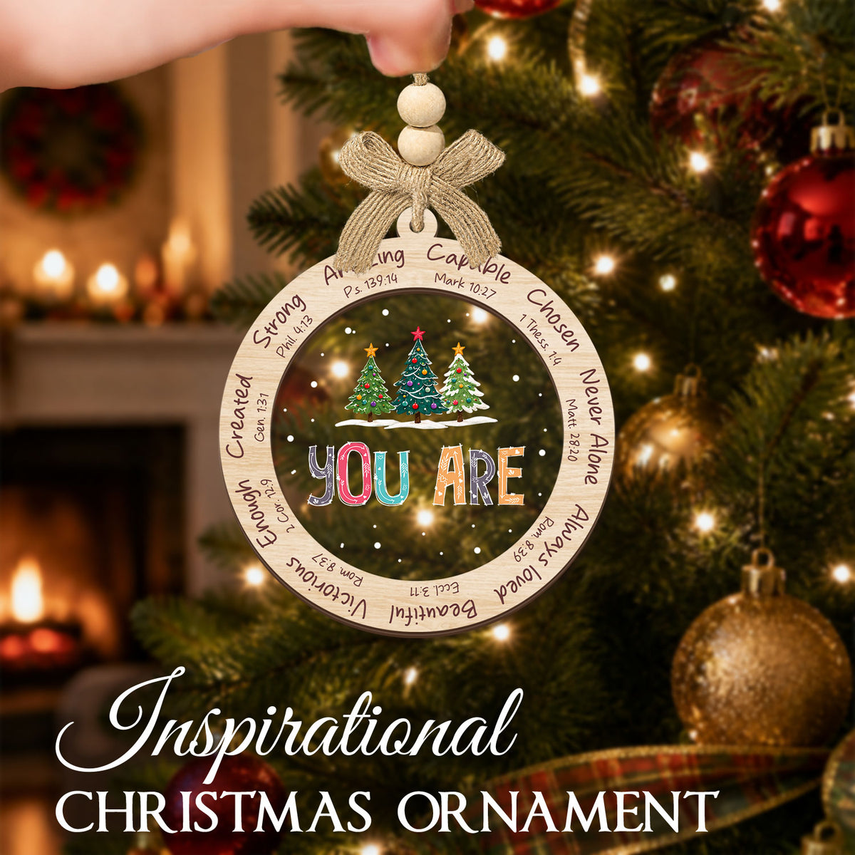 Christian Religious Gifts for Women – 2 Layer Ornament — view 3