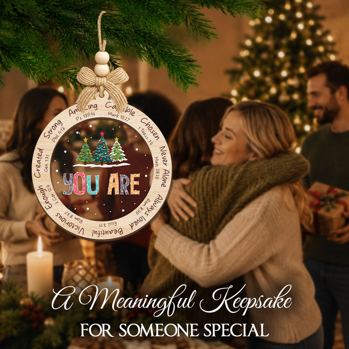 Christian Religious Gifts for Women – 2 Layer Ornament — view 4