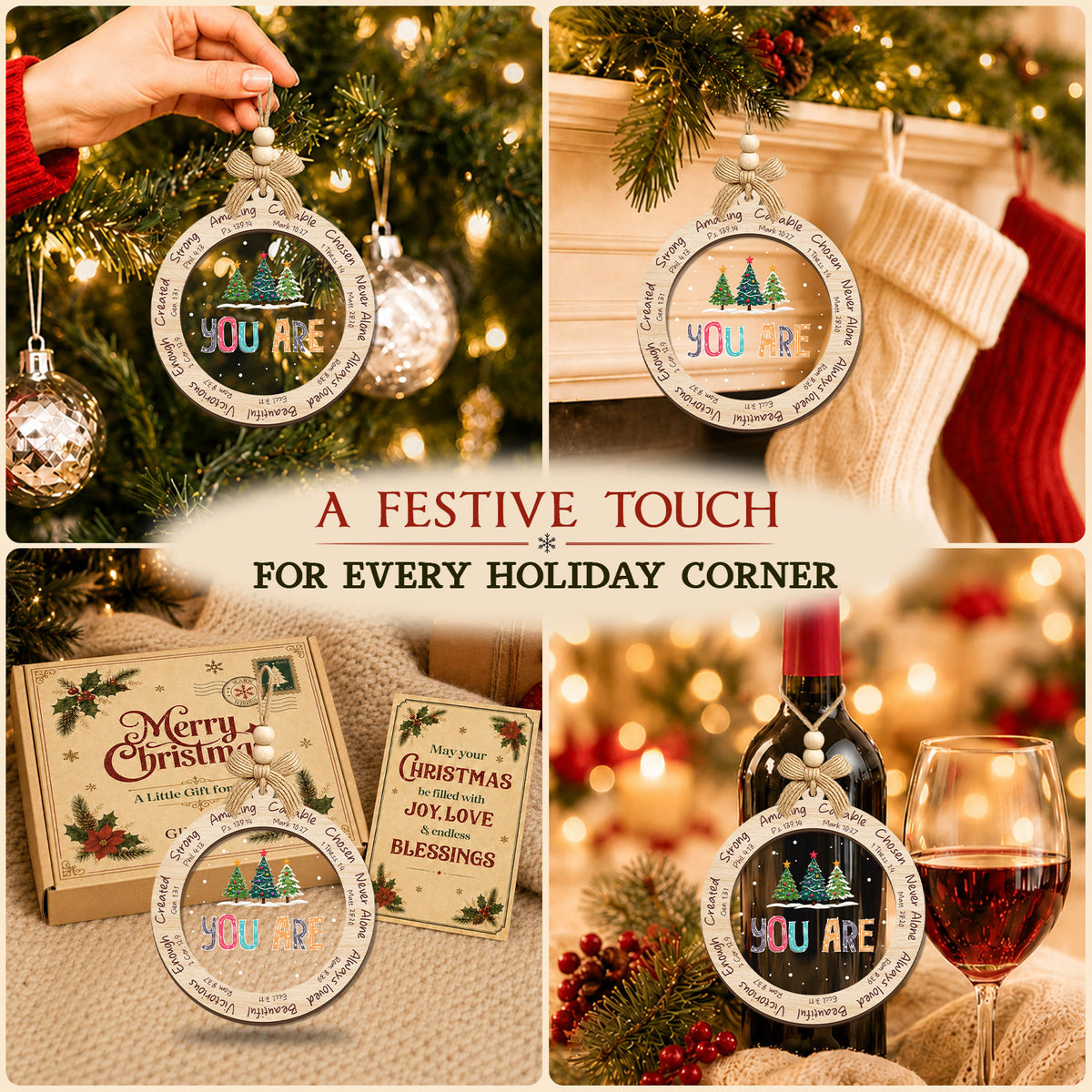 Christian Religious Gifts for Women – 2 Layer Ornament — view 5