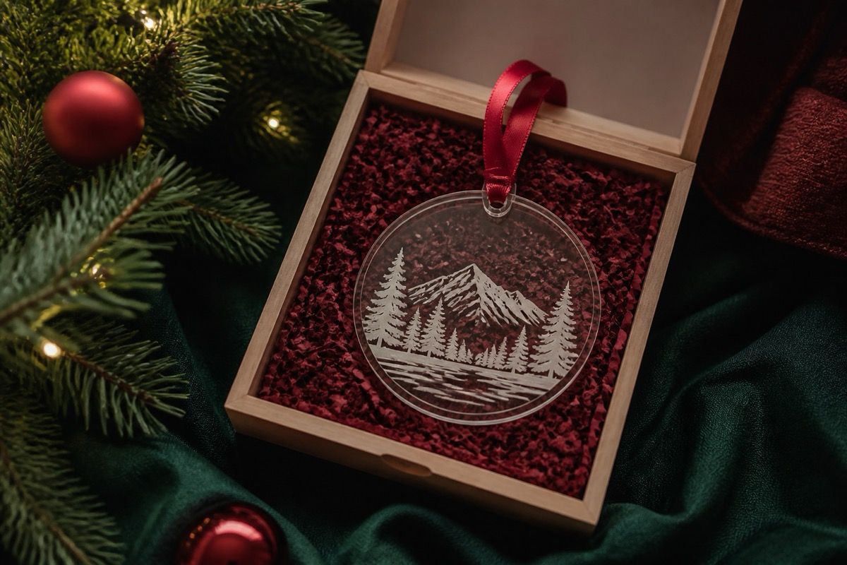 Acrylic Ornaments — a personalized Christmas ornament